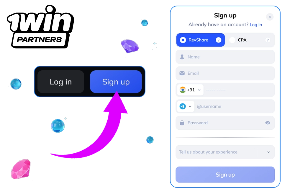 1win Affiliate Registration Process