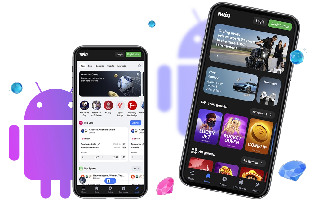 Download 1win India for Android